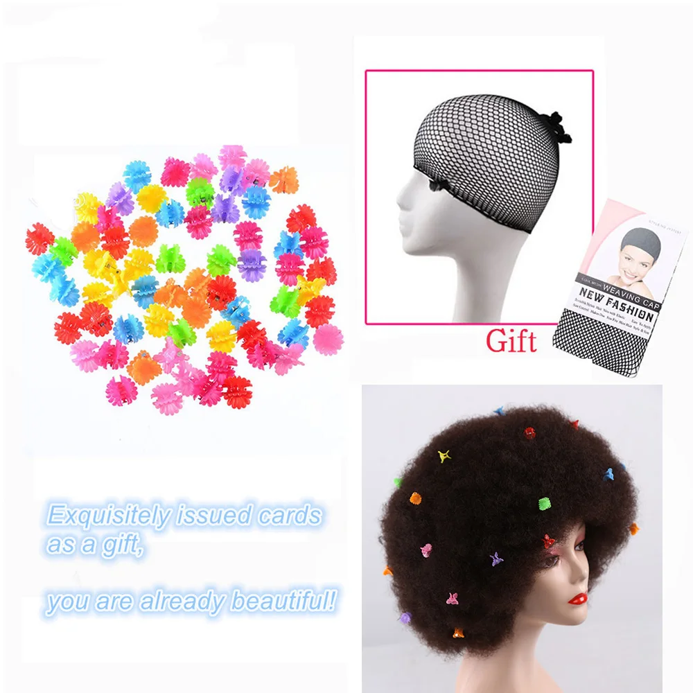 Afro Kinky Curly Wig Synthetic Hair Wigs for Women Men Fluffy Hair Black Gray for Party Dance Cosplay Wigs with Bangs
Afro Kinky Curly Wig Synthetic Hair Wigs for Women Men Fluffy Hair Black Gray for Party Dance Cosplay Wigs with Bangs