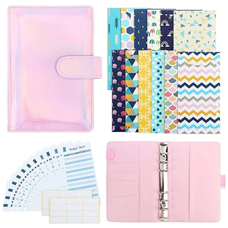 NEW-PU Leather Budget Planning Manager System Binder Cash Envelopes for Budget Envelopes for Billing Notepads
NEW-PU Leather Budget Planning Manager System Binder Cash Envelopes for Budget Envelopes for Billing Notepads