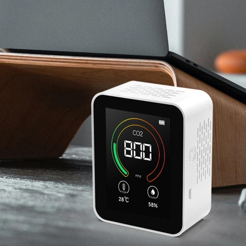 CO2 Meter Air Quality Monitor 400-5000 PPM Sensor Carbon Dioxide Detector Tester G6DB
CO2 Meter Air Quality Monitor 400-5000 PPM Sensor Carbon Dioxide Detector Tester G6DB