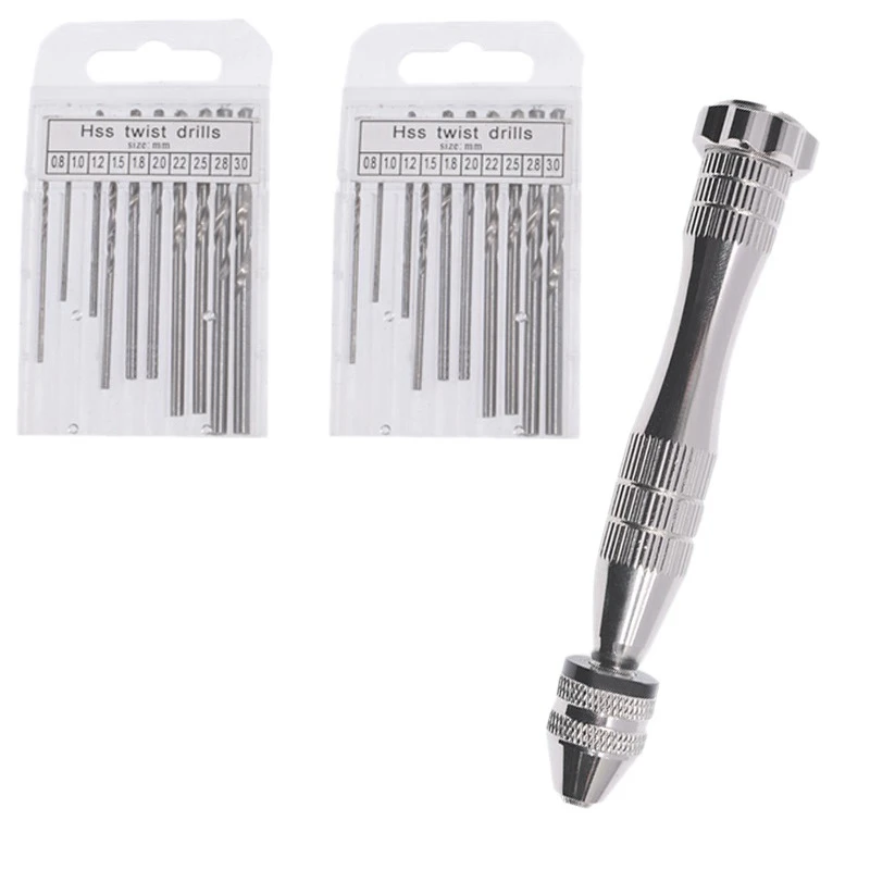 Pin Vise for Resin Casting Molds Pin Vise Hand Drill Set with Drill Bits Precision Hand Drill Tools for Resin Jewelry
Pin Vise for Resin Casting Molds Pin Vise Hand Drill Set with Drill Bits Precision Hand Drill Tools for Resin Jewelry