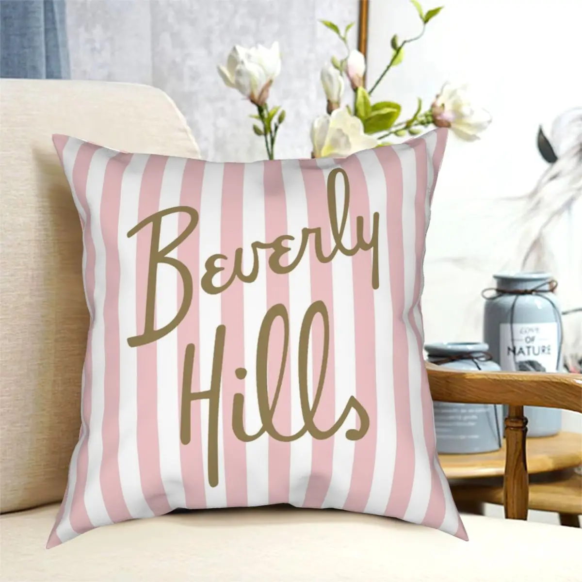 Beverly Hills Square Pillowcase Polyester Creative Zipper Decor for Bed Cushion Cover 18"
Beverly Hills Square Pillowcase Polyester Creative Zipper Decor for Bed Cushion Cover 18"