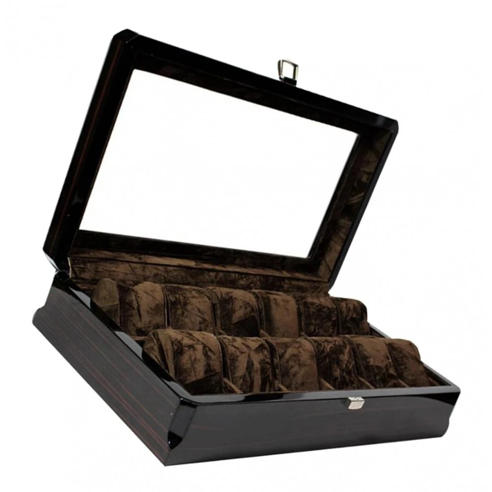 Роскошные деревянные коробки для часов с 3/6/8/12/18 отделениями, коробка для держателя часов, коробка для отображения часов, деревянный ящик дл... 
Роскошные деревянные коробки для часов с 3/6/8/12/18 отделениями, коробка для держателя часов, коробка для отображения часов, деревянный ящик дл...