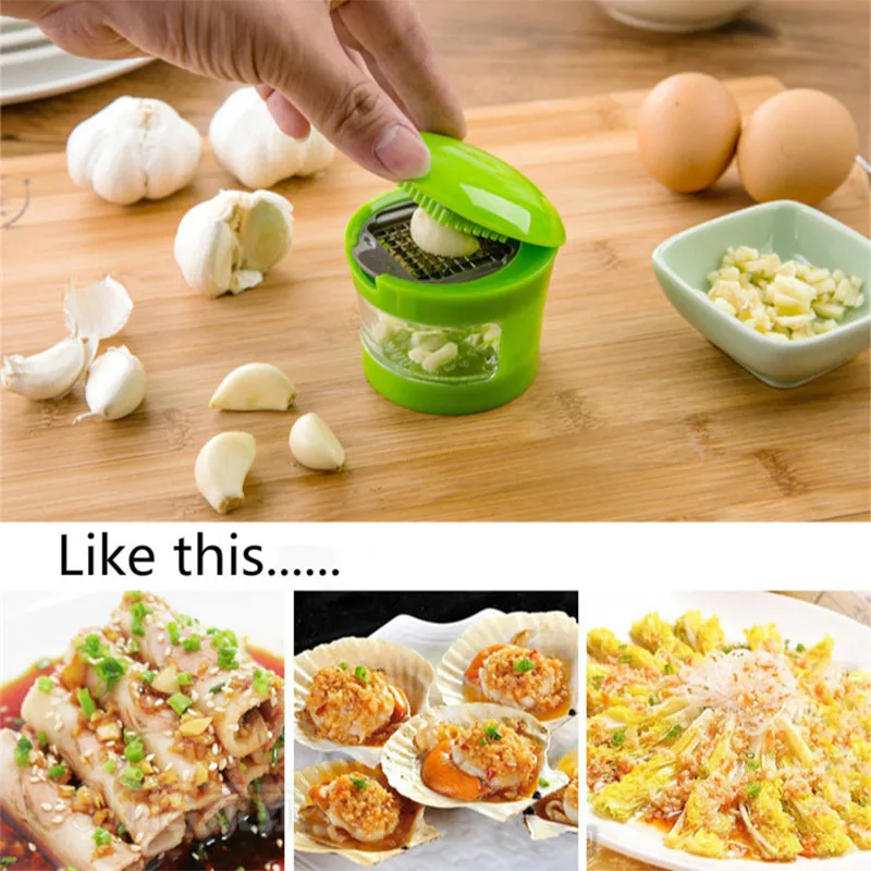 Garlic Grater Portable ABS Stainless Steel Garlic Press Chopper Slicer Hand Presser Grinder Crusher Kitchen Accessories Gadgets
Garlic Grater Portable ABS Stainless Steel Garlic Press Chopper Slicer Hand Presser Grinder Crusher Kitchen Accessories Gadgets
