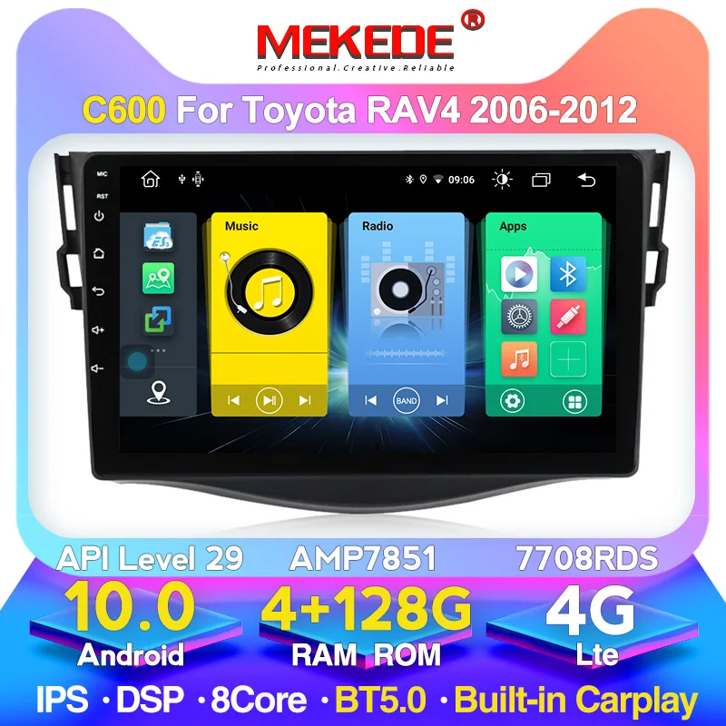 Автомобильные мультимедийные плееры Android 10,0 для Toyota RAV4 Rav 4 2006 2007 2008 2009 2010 2011 2012 радио Видео DVD GPS 2DIN DSP экран
Автомобильные мультимедийные плееры Android 10,0 для Toyota RAV4 Rav 4 2006 2007 2008 2009 2010 2011 2012 радио Видео DVD GPS 2DIN DSP экран