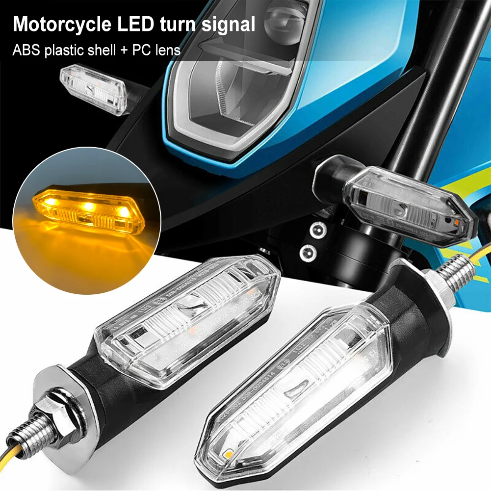 2PCS Motorcycle LED Turn Signal Light 12V Indicator Blinker Amber Lamp 10mm Bolt for Honda Suzuki Kawasaki KTM Yamaha Parts
2PCS Motorcycle LED Turn Signal Light 12V Indicator Blinker Amber Lamp 10mm Bolt for Honda Suzuki Kawasaki KTM Yamaha Parts
