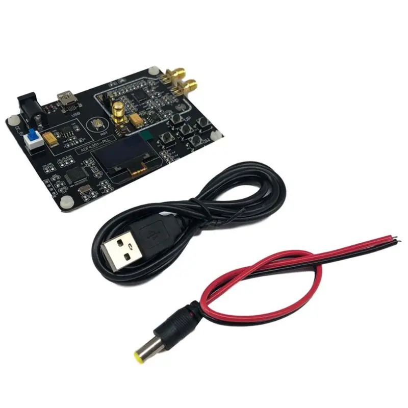 C1FB 35M-4.4G RF Signal Generator ADF4351 Sweep Frequency OLED Display Development Module Board with USB Cable
C1FB 35M-4.4G RF Signal Generator ADF4351 Sweep Frequency OLED Display Development Module Board with USB Cable