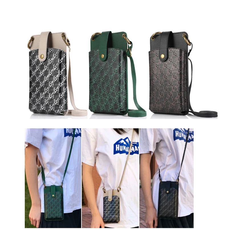 Fashion Universal Leather Mobile Phone Bag Shoulder bags Mini Packet Parcel Phone pouch For Samsung Iphone Huawei Xiaomi LG Sony
Fashion Universal Leather Mobile Phone Bag Shoulder bags Mini Packet Parcel Phone pouch For Samsung Iphone Huawei Xiaomi LG Sony