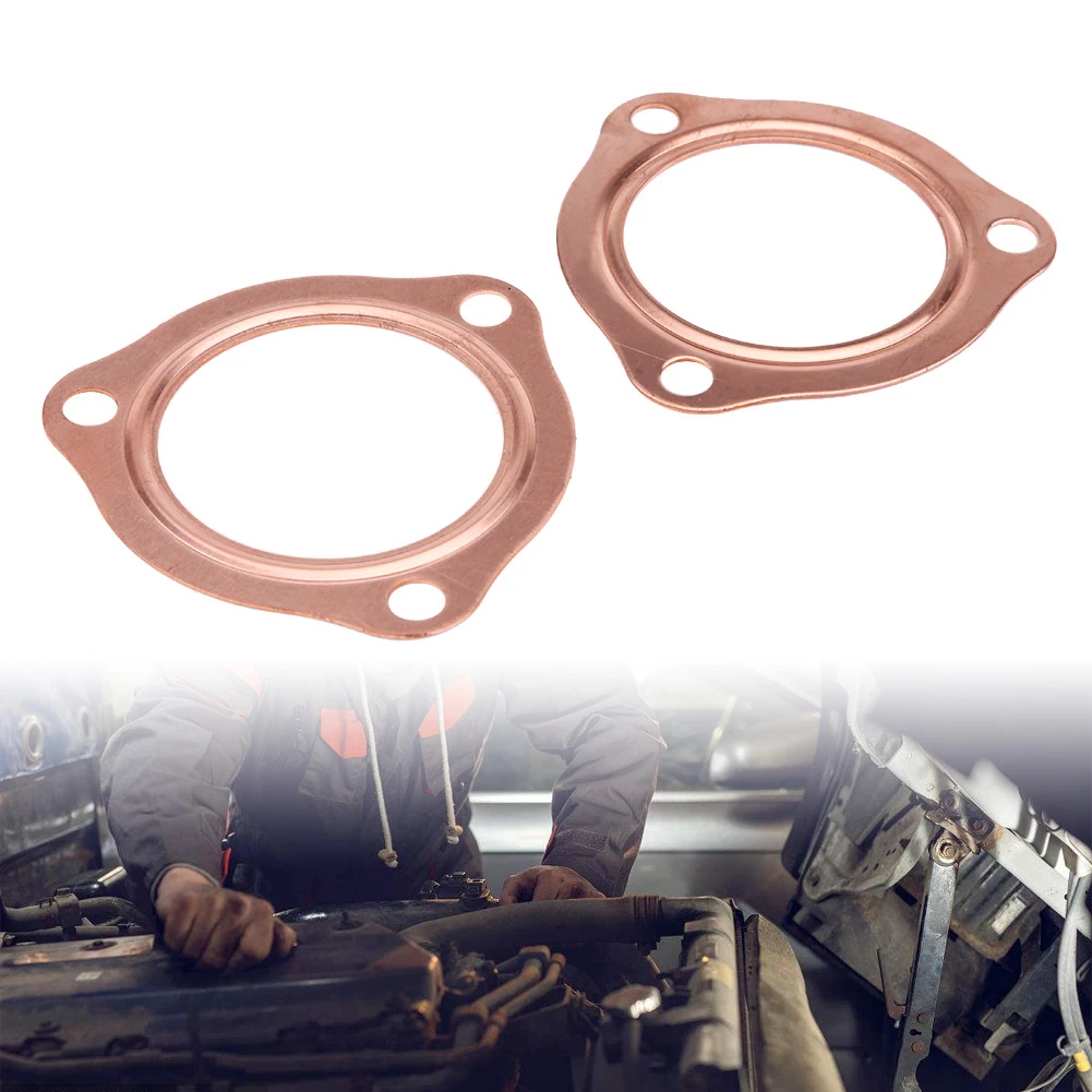 New 2pcs Gasket 2.5inch Copper Header Exhaust Collector Gasket Reusable Gaskets For SBC BBC 302 350 454 Dropshipping
New 2pcs Gasket 2.5inch Copper Header Exhaust Collector Gasket Reusable Gaskets For SBC BBC 302 350 454 Dropshipping