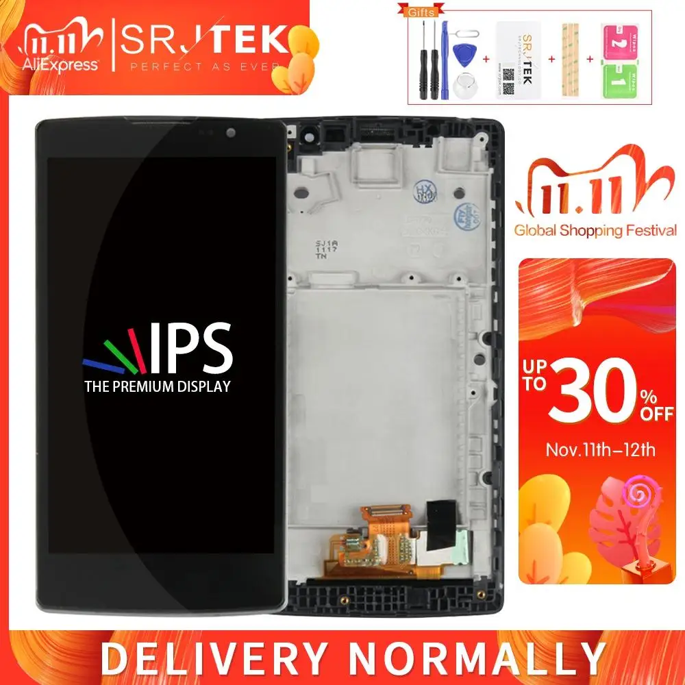 ЖК-дисплей Srjtek 4,7 дюйма для LG Spirit H442, с сенсорным экраном, дигитайзер, сенсор в сборе/с рамкой для LG H440, дисплей H422
ЖК-дисплей Srjtek 4,7 дюйма для LG Spirit H442, с сенсорным экраном, дигитайзер, сенсор в сборе/с рамкой для LG H440, дисплей H422