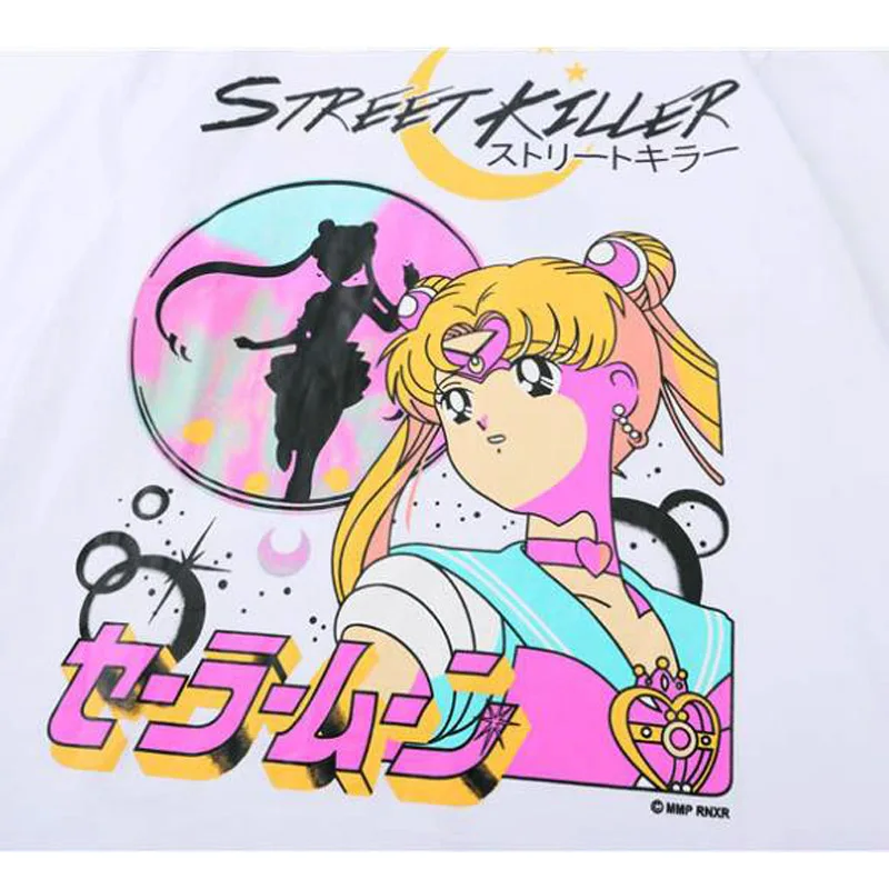 Spring Autumn Oversized T Shirt Men Women Harajuku Sailor Moon Print Long Sleeve Hip Hop Streetwear T-shirts Cotton Tops
Spring Autumn Oversized T Shirt Men Women Harajuku Sailor Moon Print Long Sleeve Hip Hop Streetwear T-shirts Cotton Tops