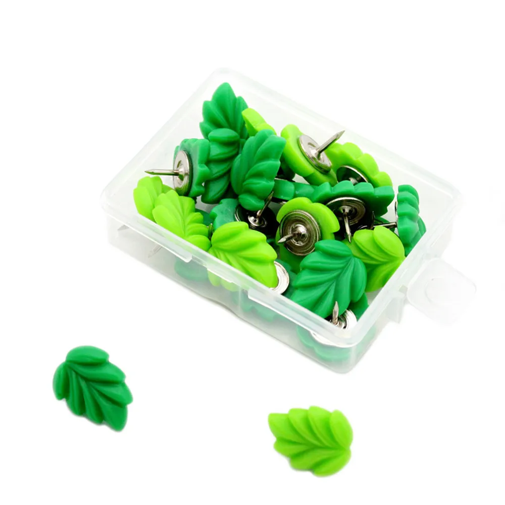20pcs/box Green Leaf Map Thumbtacks Wood Push Pins Diy Thumb Tacks For Photos Cork Board School Office Supplies
20pcs/box Green Leaf Map Thumbtacks Wood Push Pins Diy Thumb Tacks For Photos Cork Board School Office Supplies