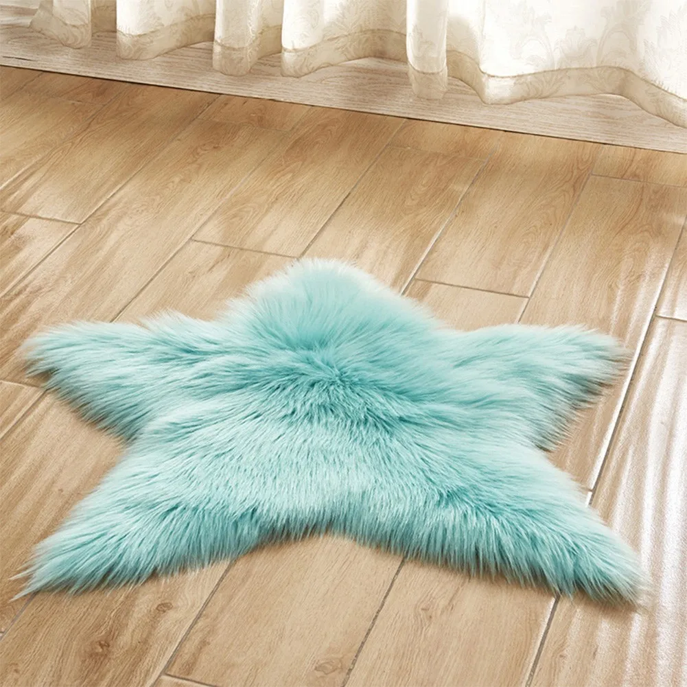 1pcs Modern Style Fluffy Rug Five-Pointed Star Floor Mat Decor Sitting Room Bedroom Children's Room Cushion Plush Carpet Decor
1pcs Modern Style Fluffy Rug Five-Pointed Star Floor Mat Decor Sitting Room Bedroom Children's Room Cushion Plush Carpet Decor