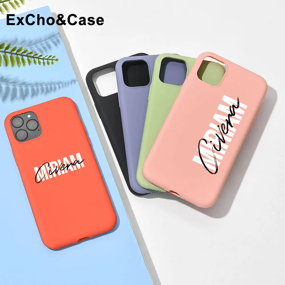 Custom Last Name And Name phone Case For iphone 11 Pro SE 6 6S 7 8 Plus X XS XR 11 Pro 12 Mini MAX Case Liquid Silicone Cover
Custom Last Name And Name phone Case For iphone 11 Pro SE 6 6S 7 8 Plus X XS XR 11 Pro 12 Mini MAX Case Liquid Silicone Cover