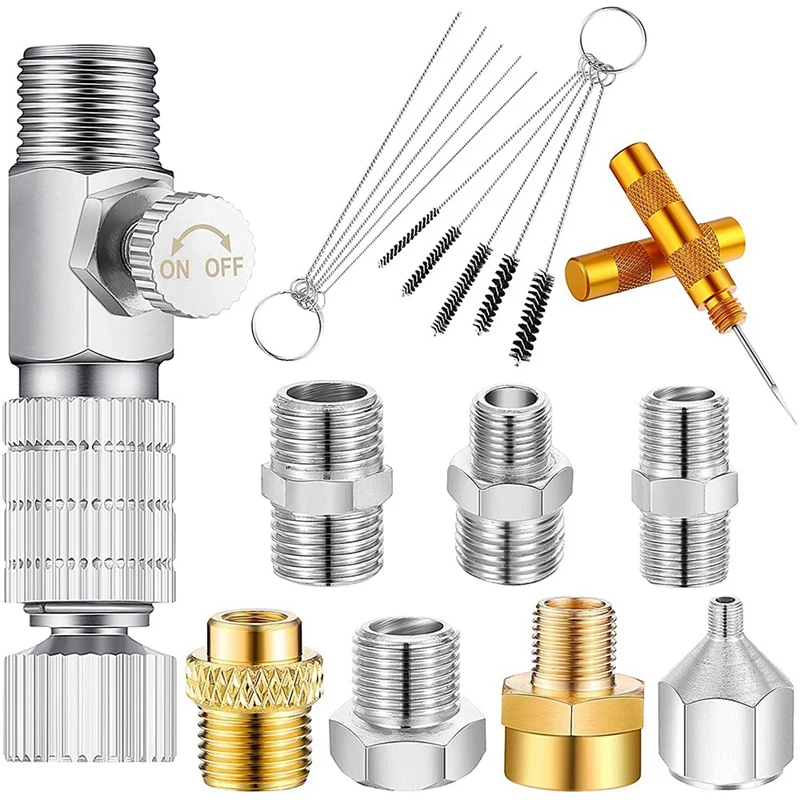 HOT Airbrush Adapter Set, Airbrush Quick Release Disconnect Fitting Connector, Airbrush Hose Adapter Kit for Airbrush Hose
HOT Airbrush Adapter Set, Airbrush Quick Release Disconnect Fitting Connector, Airbrush Hose Adapter Kit for Airbrush Hose