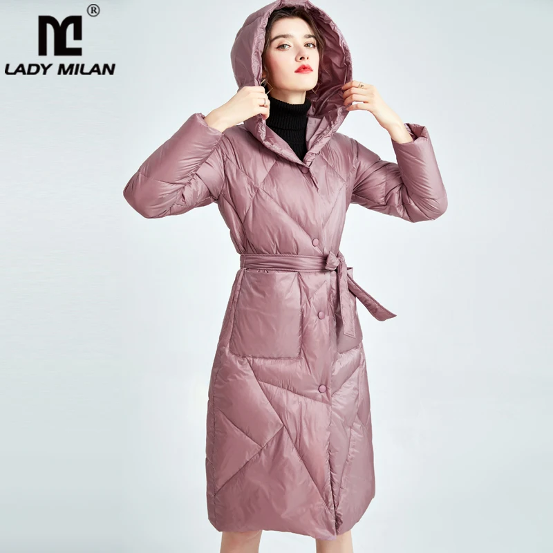 Women's Winter Runway Down Coats Hooded Collar White Duck Down Front Pockets Warm Parkas Fashion Outerwear Overcoats 
Women's Winter Runway Down Coats Hooded Collar White Duck Down Front Pockets Warm Parkas Fashion Outerwear Overcoats