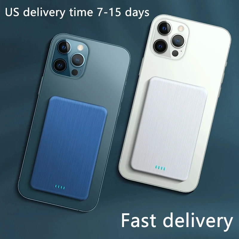 2022 NEW Portable light Thin design magnetic Suck Wireless Power Bank Charger For iphone 12 13 12Pro Max 4000mAh magnetic Suck
2022 NEW Portable light Thin design magnetic Suck Wireless Power Bank Charger For iphone 12 13 12Pro Max 4000mAh magnetic Suck