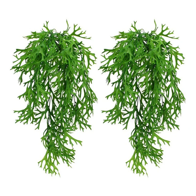 2Pcs Artificial Antlers Shrub Hanging Vines Ferns Plants Trailing Weeping Fake Ivy Plants Garland for Outdoor DéCor
2Pcs Artificial Antlers Shrub Hanging Vines Ferns Plants Trailing Weeping Fake Ivy Plants Garland for Outdoor DéCor