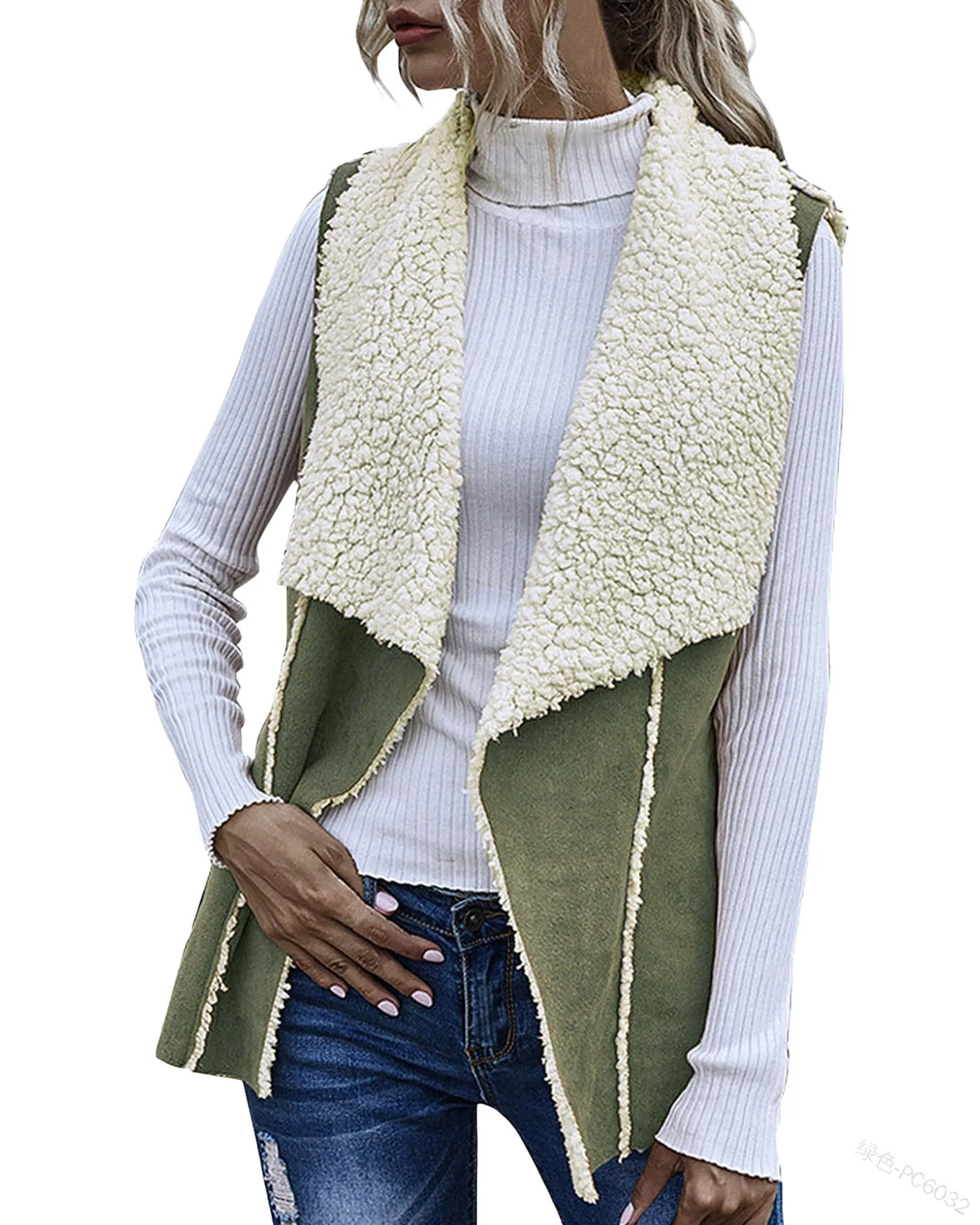Women Jackets 2021 Solid Color Lapel Sleeveless Warm Plush Casual Vest Top Autumn Winter Women Fashion Waistcoat
Women Jackets 2021 Solid Color Lapel Sleeveless Warm Plush Casual Vest Top Autumn Winter Women Fashion Waistcoat