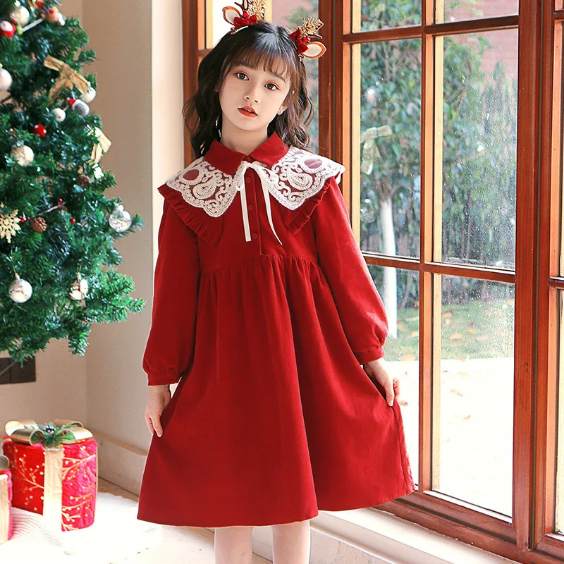 New Years Princess Dresses For Girls Long Sleeve Thickened Style Mid Length Gowns Children Birthday Wedding Prom Party Dress
New Years Princess Dresses For Girls Long Sleeve Thickened Style Mid Length Gowns Children Birthday Wedding Prom Party Dress