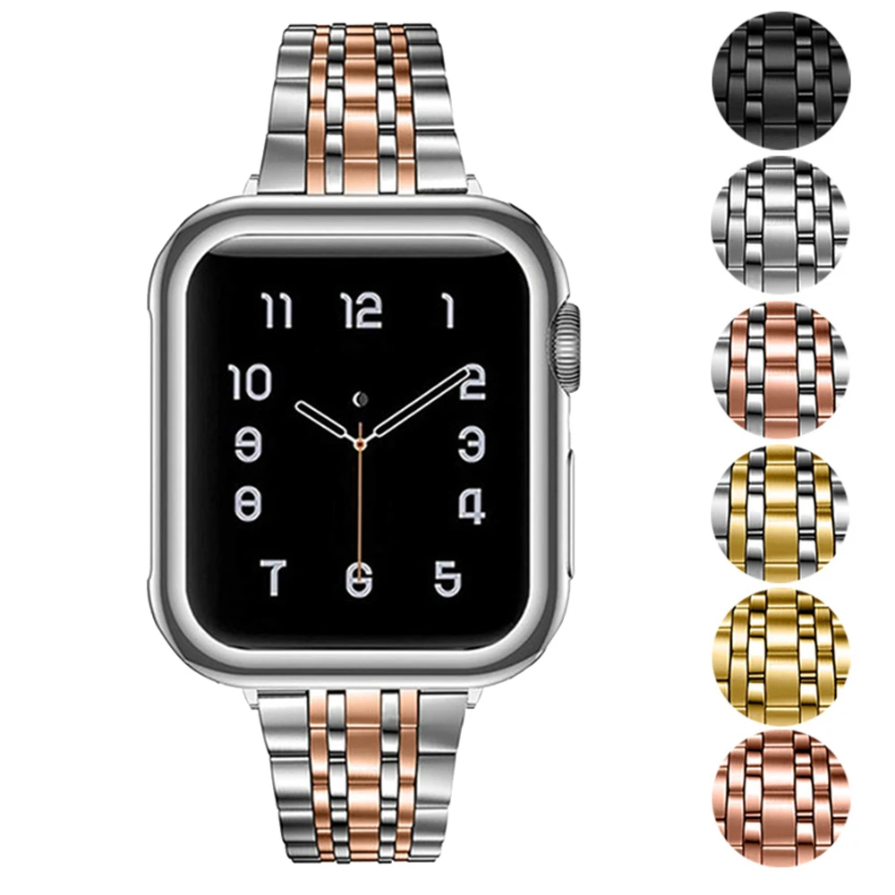 Metal Stainless Steel Watchband for Apple Watch 44mm 40mm 42mm 41 45mm Wrist Strap Thin Bracelet for IWatch Series 7 6 SE 5 4 3
Metal Stainless Steel Watchband for Apple Watch 44mm 40mm 42mm 41 45mm Wrist Strap Thin Bracelet for IWatch Series 7 6 SE 5 4 3