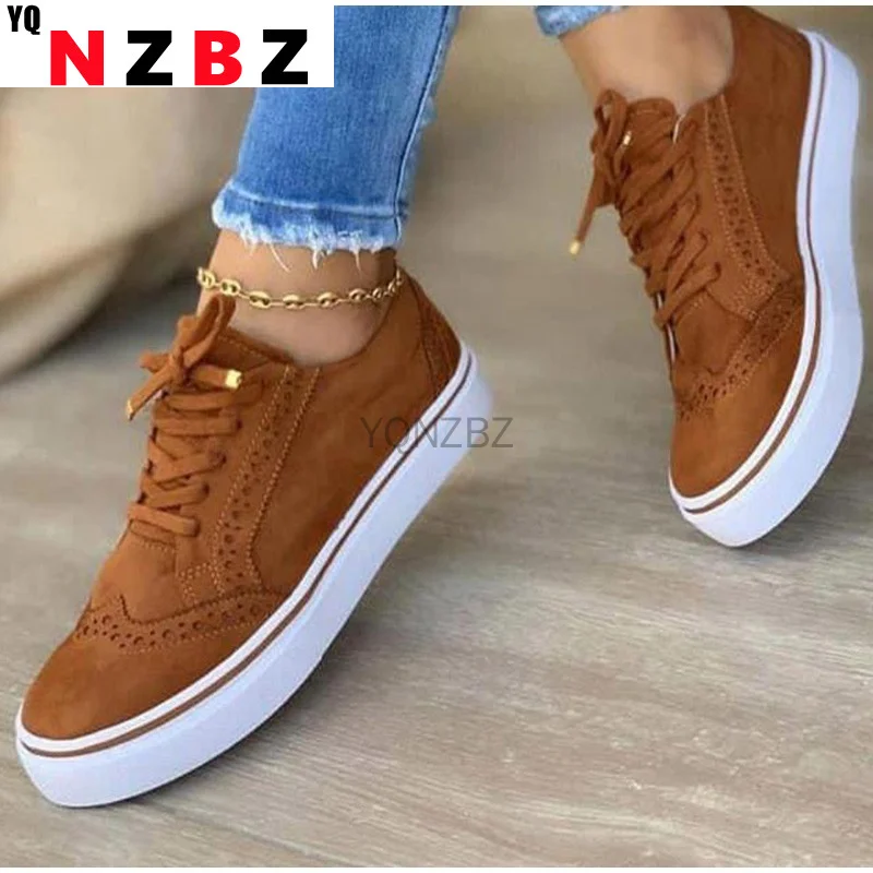 Women's Sneakers 2021 Woman Lace Up Platform Flat Female Flock Vulicanized Ladies Casual Spring Autumn Walk Shoes Plus Size
Women's Sneakers 2021 Woman Lace Up Platform Flat Female Flock Vulicanized Ladies Casual Spring Autumn Walk Shoes Plus Size