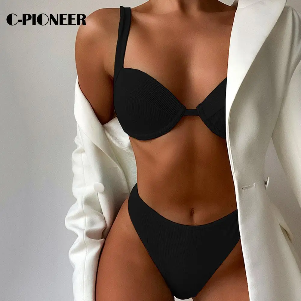 2021 Sexy Swimsuit Women Bikini Push-up Padded Bra Bandage Bikini Set Triangle Swimwear Bathing Suit Ribbed Biquini Female
2021 Sexy Swimsuit Women Bikini Push-up Padded Bra Bandage Bikini Set Triangle Swimwear Bathing Suit Ribbed Biquini Female