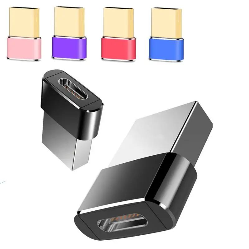 Переходник USB на Type-C адаптер 2 0 штекер портативный для компьютера и телефона