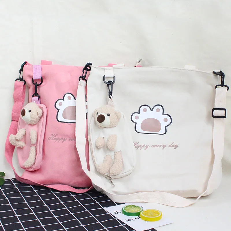 Cute Bear Canvas Bag Extra Large Capacity Multifunctional Bag Canvas Bag Handbag Single Shoulder Bag Shopping Bag Storage Bag
Cute Bear Canvas Bag Extra Large Capacity Multifunctional Bag Canvas Bag Handbag Single Shoulder Bag Shopping Bag Storage Bag