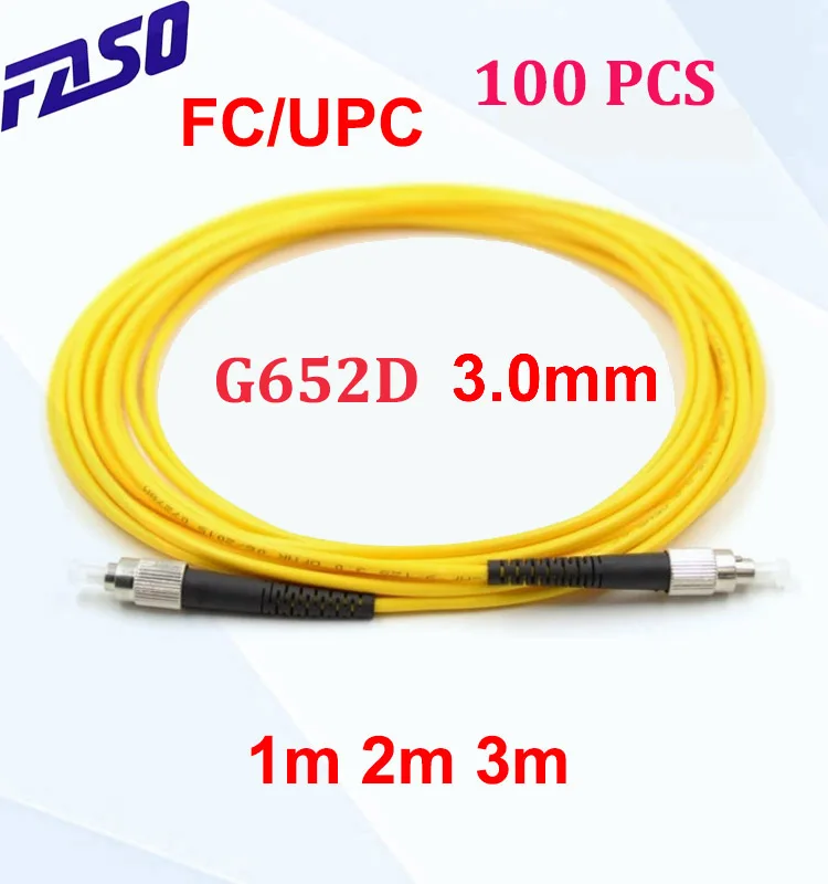 Фасо 100 шт. SX Core FC/UPC-FC/UPC оптоволоконный кабель Перемычка один режим G652d 3,0 мм оптоволоконный патч-корд желтый LSZH оболочка 1 м/2 м/3 м
Фасо 100 шт. SX Core FC/UPC-FC/UPC оптоволоконный кабель Перемычка один режим G652d 3,0 мм оптоволоконный патч-корд желтый LSZH оболочка 1 м/2 м/3 м