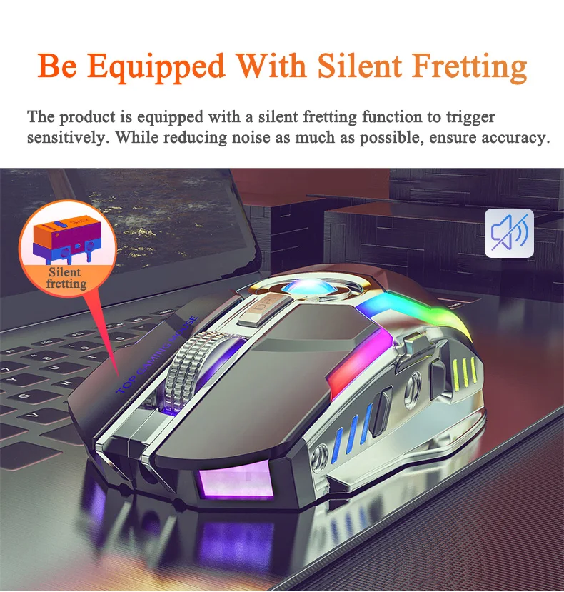 New USB Wireless Mouse 1600DPI USB 2.0 Receiver Optical Computer Mouse 2.4GHz Ergonomic Mice For Laptop PC Sound Silent Mouse
New USB Wireless Mouse 1600DPI USB 2.0 Receiver Optical Computer Mouse 2.4GHz Ergonomic Mice For Laptop PC Sound Silent Mouse