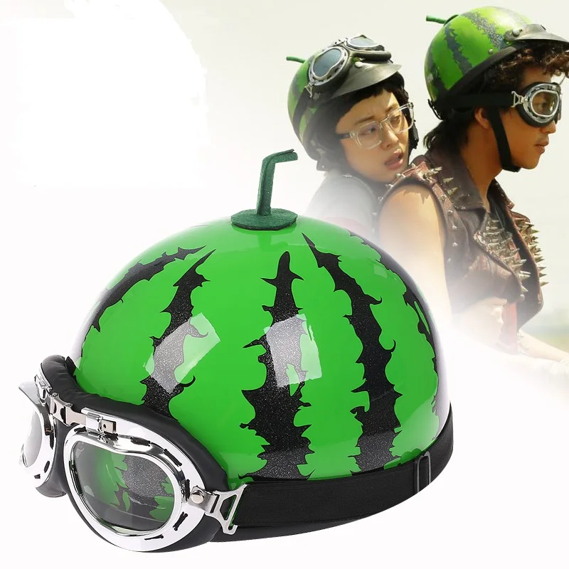 2020 New watermelon green motorcycle helmet four seasons cute summer protection half face motorbike helmets of ABS male ladies
2020 New watermelon green motorcycle helmet four seasons cute summer protection half face motorbike helmets of ABS male ladies