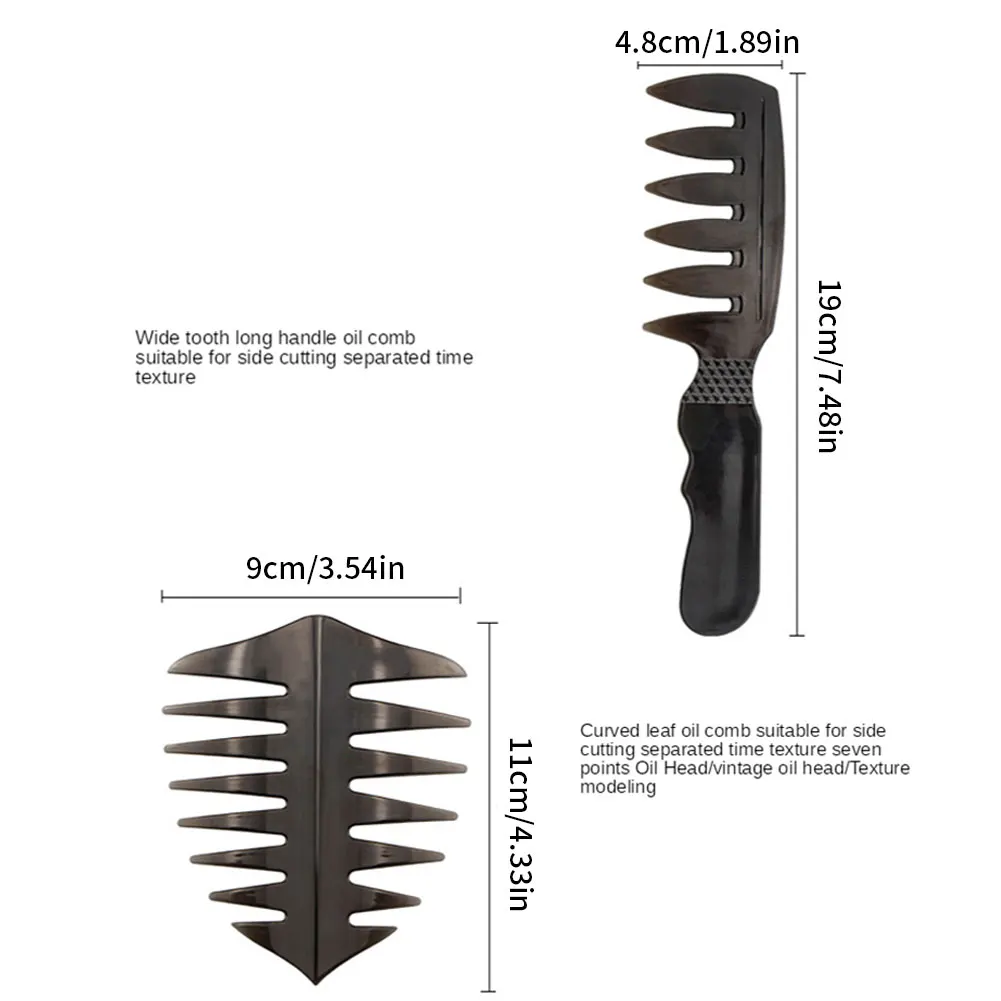 Men Hair Styling Comb Set Barbers Salon Oil Hair Styler Wide Teeth Salon Barber Hairdresser Combs Hair Styling Accessories
Men Hair Styling Comb Set Barbers Salon Oil Hair Styler Wide Teeth Salon Barber Hairdresser Combs Hair Styling Accessories