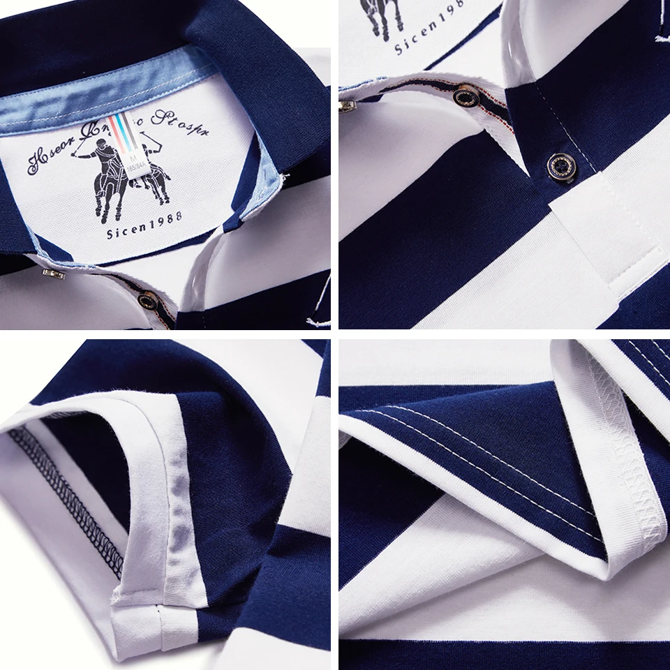 Stripe Polo Shirt Men Cotton Fashion Business Polo Men 2021 Summer New Men Polo Casual Embroidery Polo Shirt Men Big Size
Stripe Polo Shirt Men Cotton Fashion Business Polo Men 2021 Summer New Men Polo Casual Embroidery Polo Shirt Men Big Size