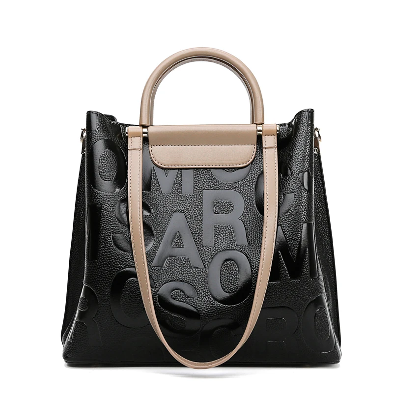 Letter Printed Hand Bag for Women Fashion Big Capacity Handbags Ladies Single Shoulder Crossbody Bag Genuine Leather Design Bags
Letter Printed Hand Bag for Women Fashion Big Capacity Handbags Ladies Single Shoulder Crossbody Bag Genuine Leather Design Bags