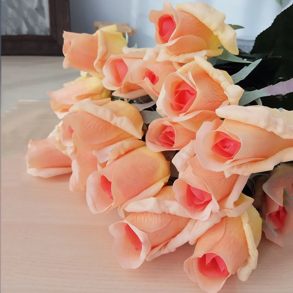 10pcs /lot Single Branch Simulation Silk Rose Flowers Real Touch Bud Valentine's Gift Wedding Luxury Home Decor Rose Flowers
10pcs /lot Single Branch Simulation Silk Rose Flowers Real Touch Bud Valentine's Gift Wedding Luxury Home Decor Rose Flowers