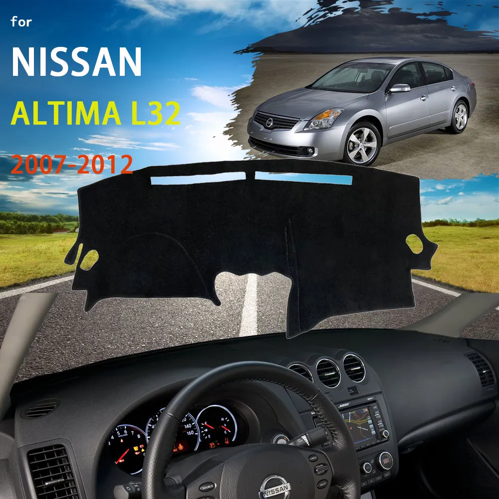 Dashboard Cover Dash Mat for Nissan Altima L32 Sedan Coupe 2007~2012 Pad Sunshade Cushion Sunshield Nonslip Parasol Accessories
Dashboard Cover Dash Mat for Nissan Altima L32 Sedan Coupe 2007~2012 Pad Sunshade Cushion Sunshield Nonslip Parasol Accessories