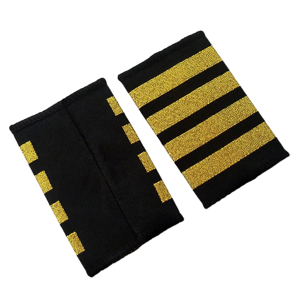 1 Pair Uniform Accessory Shoulder Badges For Shirts Pilots Epaulettes DIY Professional Airline Clothing Decor Cosplay Security
1 Pair Uniform Accessory Shoulder Badges For Shirts Pilots Epaulettes DIY Professional Airline Clothing Decor Cosplay Security