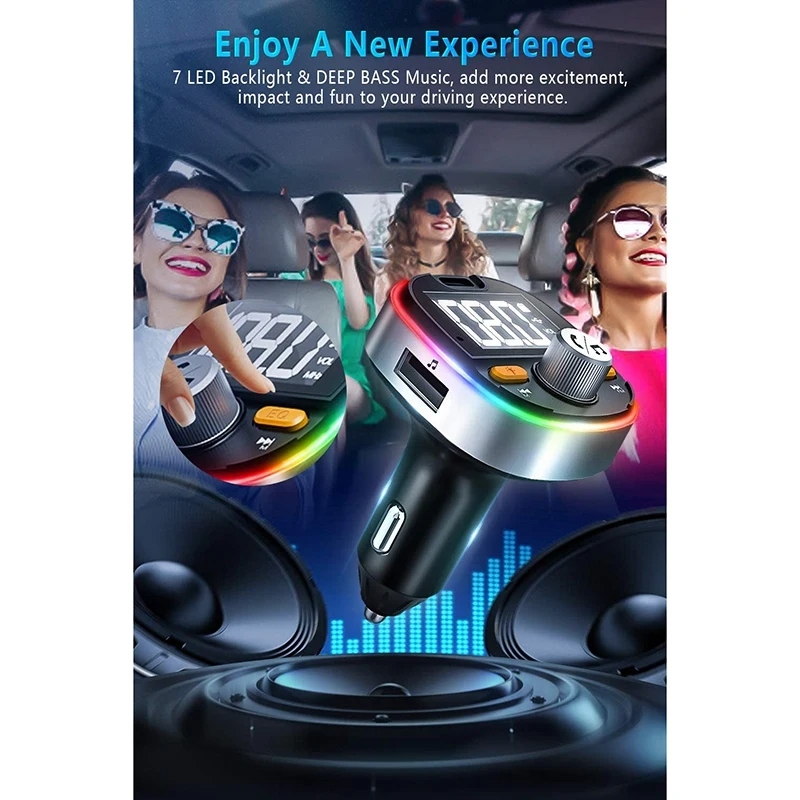 Type-C PD3.0 18W Bluetooth Car Adapter USB Car Charger 5.0 Bluetooth FM Transmitter for Car
Type-C PD3.0 18W Bluetooth Car Adapter USB Car Charger 5.0 Bluetooth FM Transmitter for Car