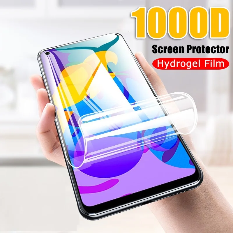 

4Pcs Hydrogel Film On For Samsung Galaxy A51 A50 A12 A11 A40 A70 A20e A30s A10 A71 A31 A21s M51 M21 M31s Screen Protector glass