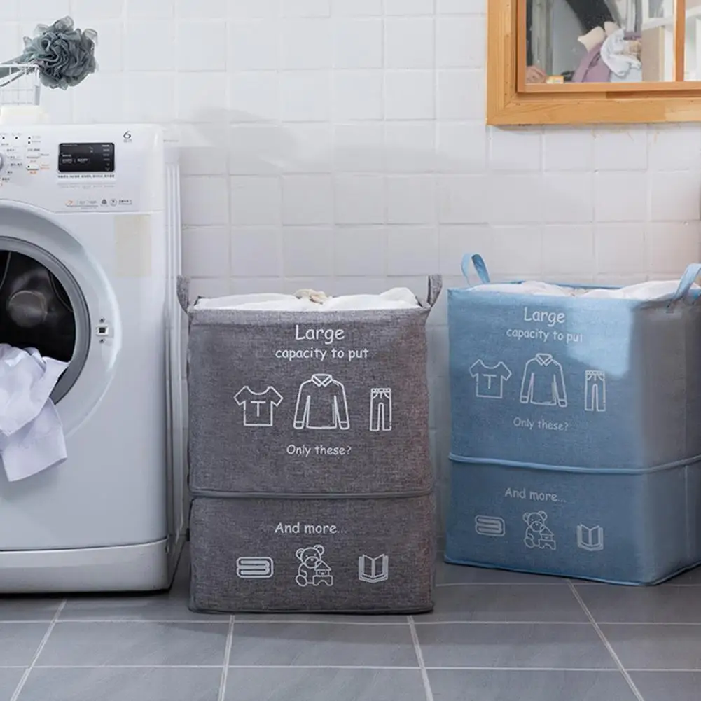 Collapsible Storage Basket Large Capacity Thick Cotton Linen Drawstring Pocket Waterproof Prevent Dust Laundry Bag for Bedroom
Collapsible Storage Basket Large Capacity Thick Cotton Linen Drawstring Pocket Waterproof Prevent Dust Laundry Bag for Bedroom