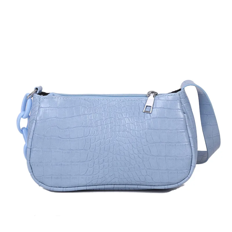 Crocodile Pattern Baguette Handbag Women Candy Color Chain Women Small Shoulder Bags Fashion Design Leather armpit Bag
Crocodile Pattern Baguette Handbag Women Candy Color Chain Women Small Shoulder Bags Fashion Design Leather armpit Bag