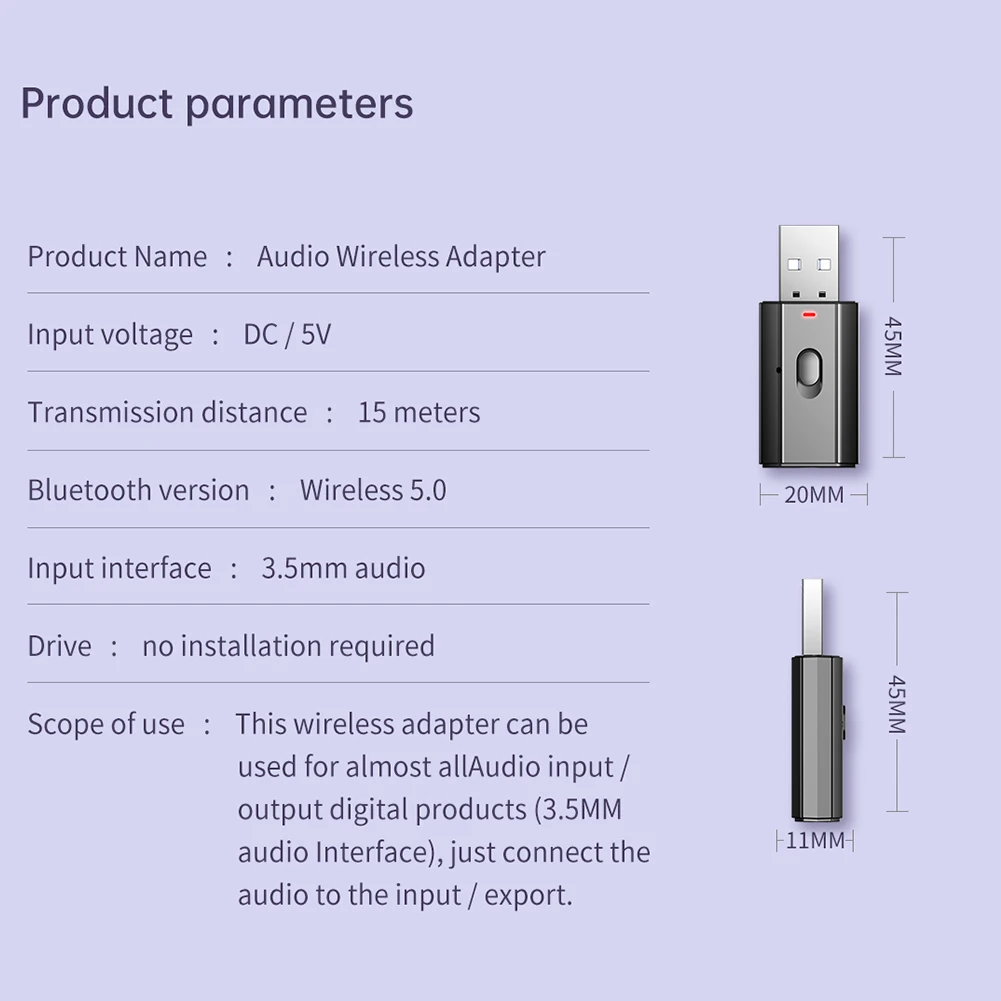 AUX Car Bluetooth Receiver 3.5MM Jack Audio Music Bluetooth 5.0 Car Kits Wireless Music Adapter Handsfree Speaker Auto Stereo
AUX Car Bluetooth Receiver 3.5MM Jack Audio Music Bluetooth 5.0 Car Kits Wireless Music Adapter Handsfree Speaker Auto Stereo