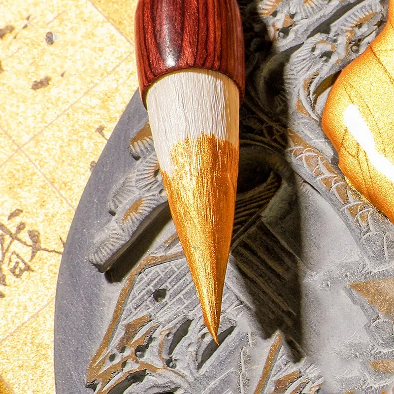 Золотая китайская живопись краска сделай сам ручная роспись каллиграфия золотом