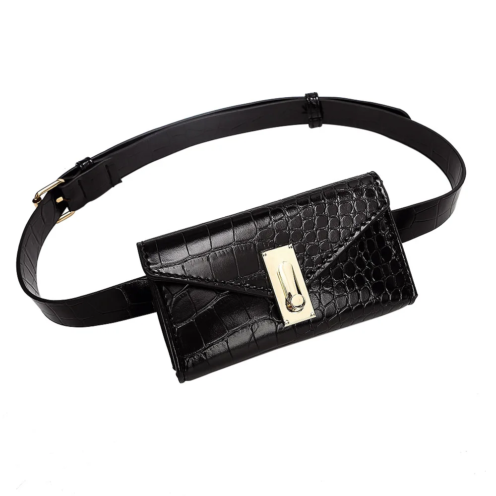 Original Fast Fashion Women's Waist Bag Summer 2020 New Fashion Crocodile Pattern Lock Chest Bag Small Bag Factory in Stock
Original Fast Fashion Women's Waist Bag Summer 2020 New Fashion Crocodile Pattern Lock Chest Bag Small Bag Factory in Stock