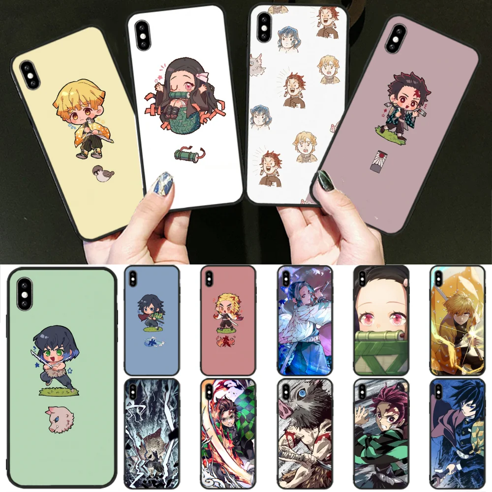 Reayou демон убийца Kimetsu без Yaiba корпус под плетенную сумку Чехол для мобильного