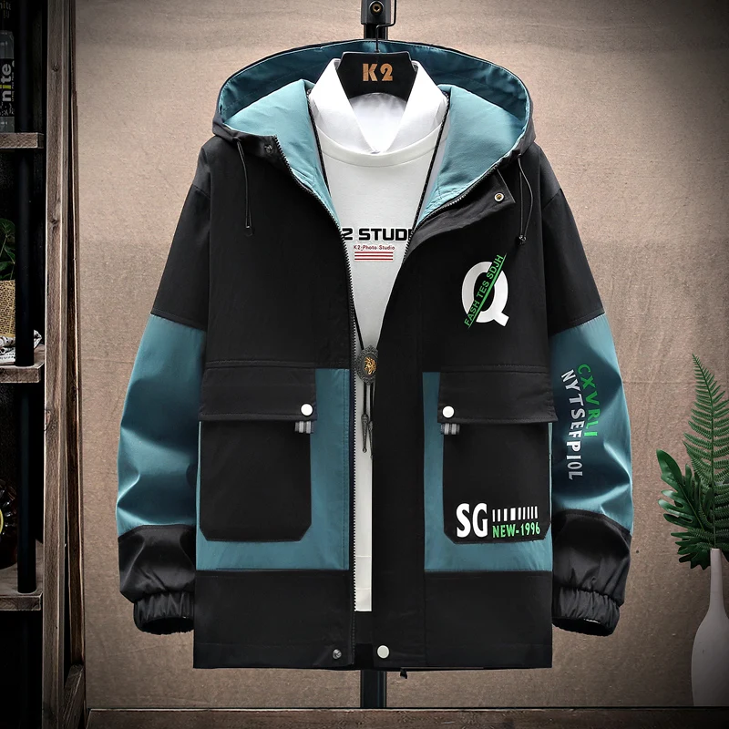 Men's Windbreaker Jackets Youth Korea Fashion Print Casual Coat Male Clothing 2021 Spring Autumn Jackets Men Dropshipping
Men's Windbreaker Jackets Youth Korea Fashion Print Casual Coat Male Clothing 2021 Spring Autumn Jackets Men Dropshipping