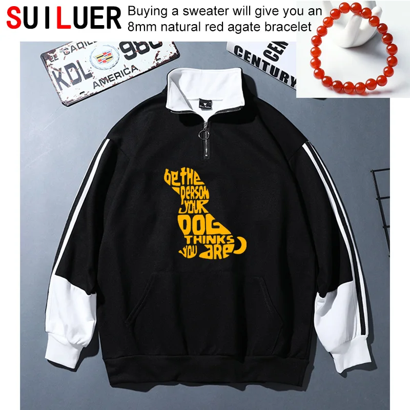 Dog print Animal Rescue Sweatshirts Be The Person Your Dog Thinks you are 100% cotton Hoodies Graphic Women Clothing Pullovers
Dog print Animal Rescue Sweatshirts Be The Person Your Dog Thinks you are 100% cotton Hoodies Graphic Women Clothing Pullovers