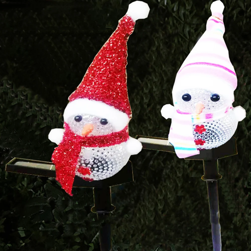LED Solar Snowman Spike Light In-Ground Christmas Garden Lawn Path Landscape Lamp Spotlight Outdoor Lighting for Garden Decor
LED Solar Snowman Spike Light In-Ground Christmas Garden Lawn Path Landscape Lamp Spotlight Outdoor Lighting for Garden Decor