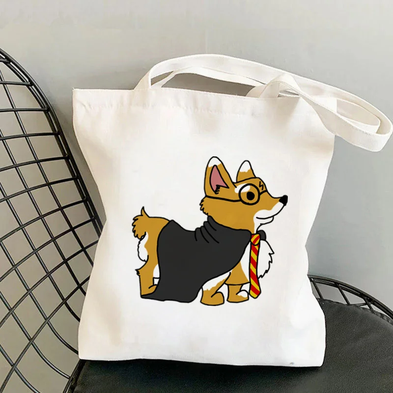 Shopper Corgi wear a suit Kawaii Bag Harajuku women Shopping Bag Canvas Shopper Bag girl handbag Tote Bag Shoulder Lady Bag
Shopper Corgi wear a suit Kawaii Bag Harajuku women Shopping Bag Canvas Shopper Bag girl handbag Tote Bag Shoulder Lady Bag