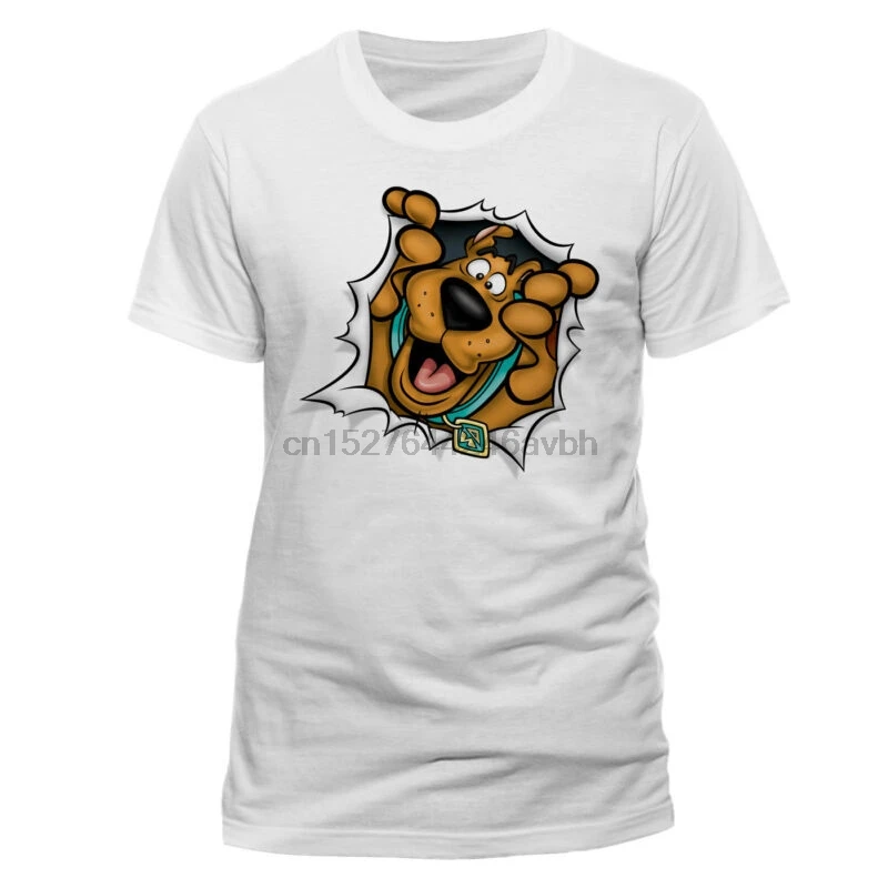Scooby Doo Zerissen durch Offiziell футболка унисекс Wei Vorder und R'ckseite| |